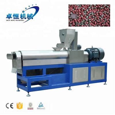 Máquina de pellets flutuantes para alimentação de peixes para processamento por extrusão de dois parafusos Tipo e saída