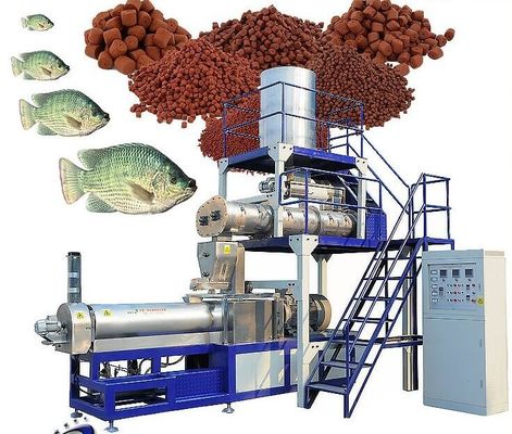 Máquinas de extrusão de pellets para alimentação de peixes com alta tecnologia