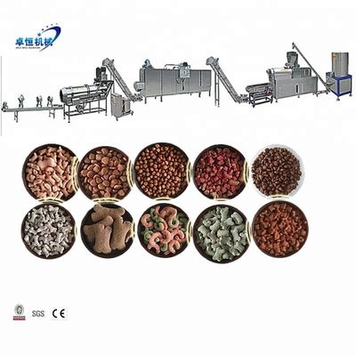 Máquina de fabricação de alimentos para animais de estimação 15000*2500*4000MM para produção automatizada
