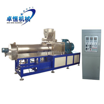 Auto CAD Layout Twin Screw Extruder para a linha de processamento de alimentos para peixes, camarões e alimentos para animais