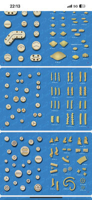 370*180*520mm Máquina de fazer pasta para linha de produção de macarrão e macarrão